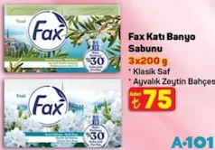 FAX KATI BANYO SABUNU 3X200 G